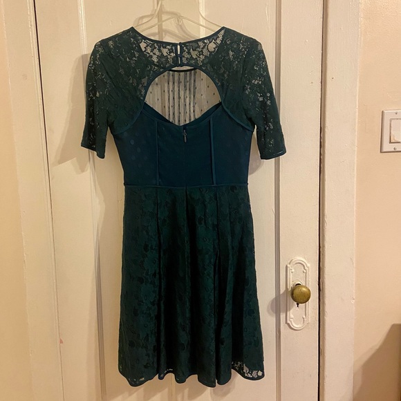 BCBG Green Lace Dress - Picture 2 of 4